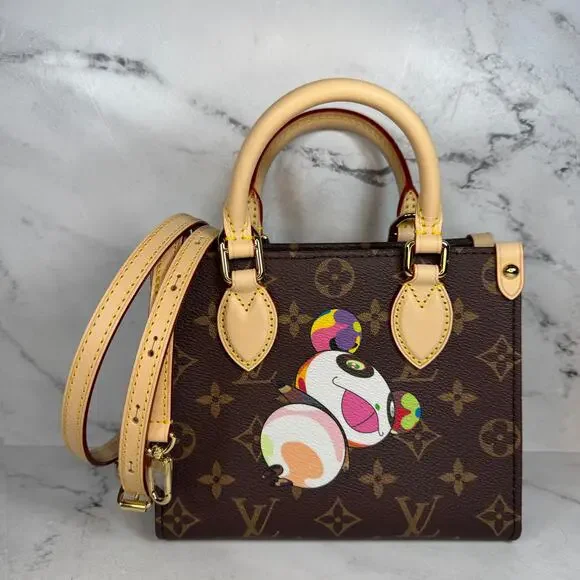 Louis Vuitton Murakami Panda Bag Onthego BB LV x TM Monogram Multicolor 2025 New - Picture 2 of 14